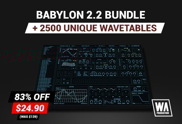 Babylon 2 & Designer Pack Wavetables Bundle